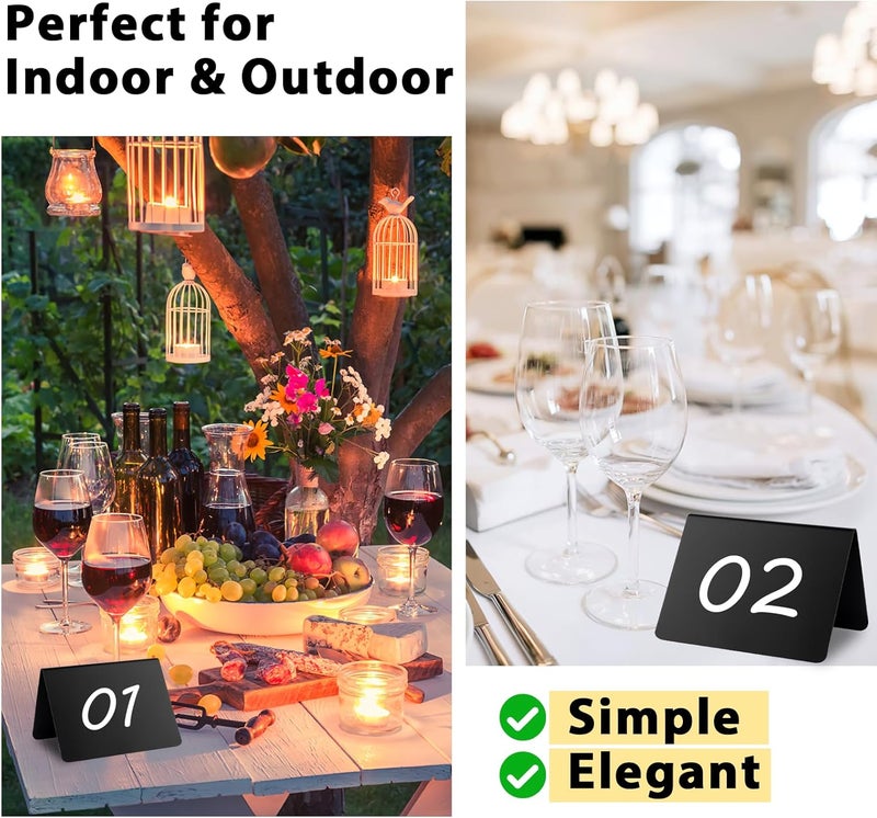 Mkobon 12 Pcs Mini Chalkboard Signs, 4"x3" Reusable PVC Food Labels for Party Buffet, Small Table Place Cards, Durable Chalk Board Signs for Tables, Birthday, Weddings, Bakery, Event Decoration (V Shape) - Image 5